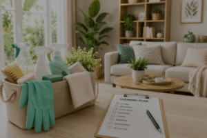 Spring cleaning planning