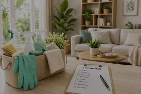 Spring cleaning planning