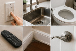 dirtiest areas in a home